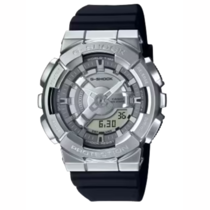 Casio G-Shock Women GM-S110-1A Black Resin Band Sports Watch